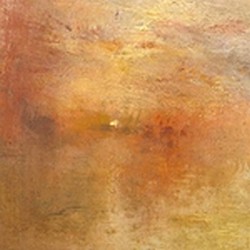 Posta de sol sobre un llac - W. Turner