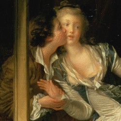 Le baiser à la dérobée - Jean Honoré Fragonard