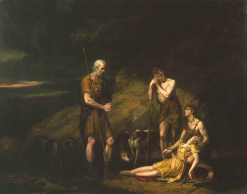 Imogen Discovered in the Cave of Belarius - George Dawe