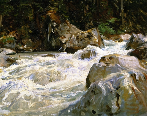 A torrent in Norway - John Singer Sargent