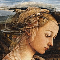 Madonna amb el Nen i dos àngels (fragment) - F. Lippi