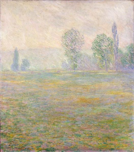 Prairie à Giverny - Claude Monet