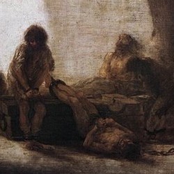 Escena de prisión - F. de Goya