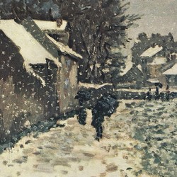 Neige à Argenteuil - Monet