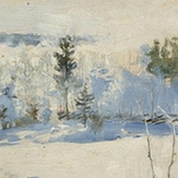 Winter Landscape - Akseli Gallen-Kallela