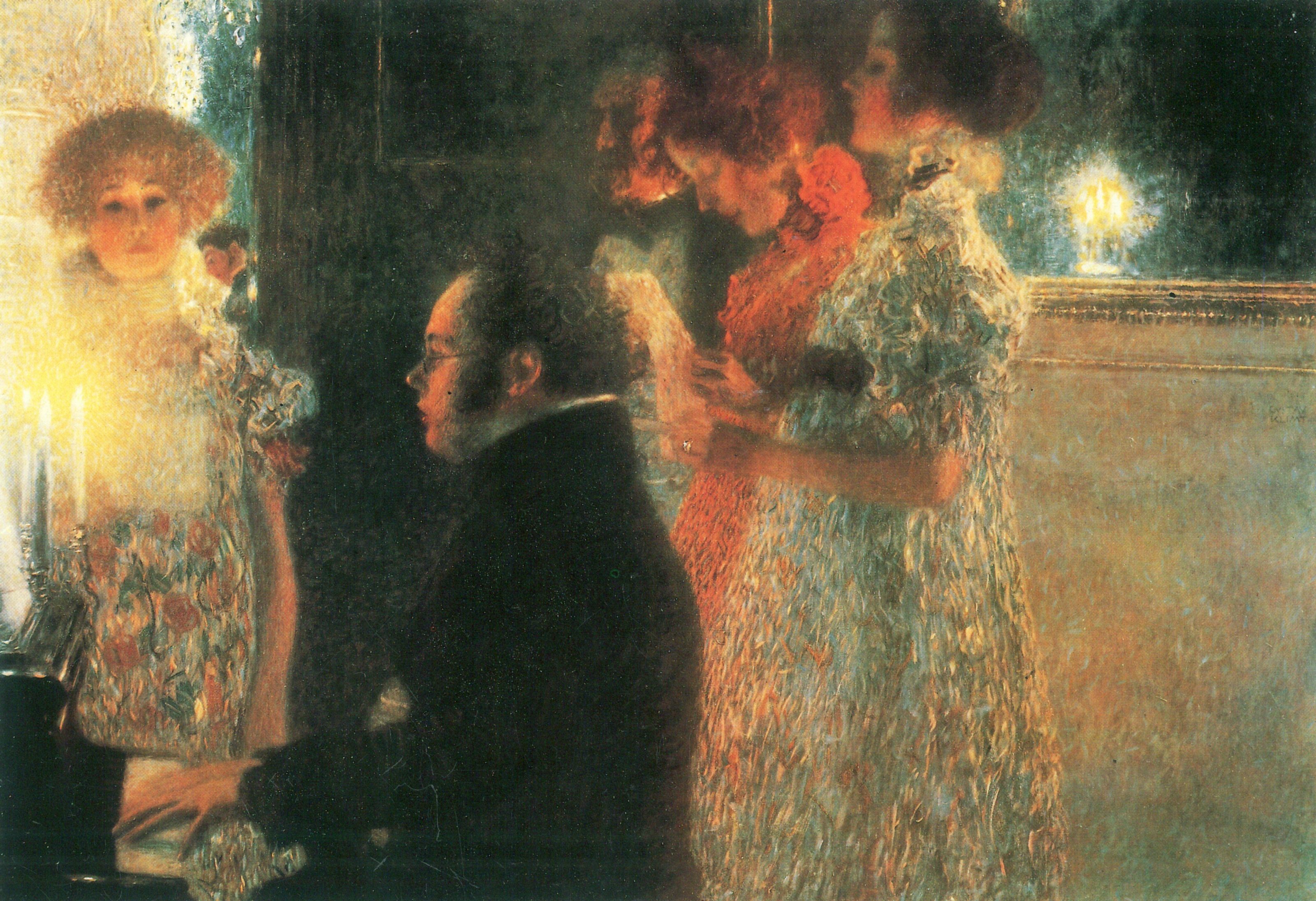 Schubert al piano - G. Klimt