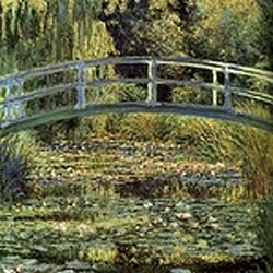 Bridge over a Pond of Water Lilies - Édouard Monet