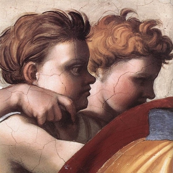 Zechariah (detail)- Michelangelo