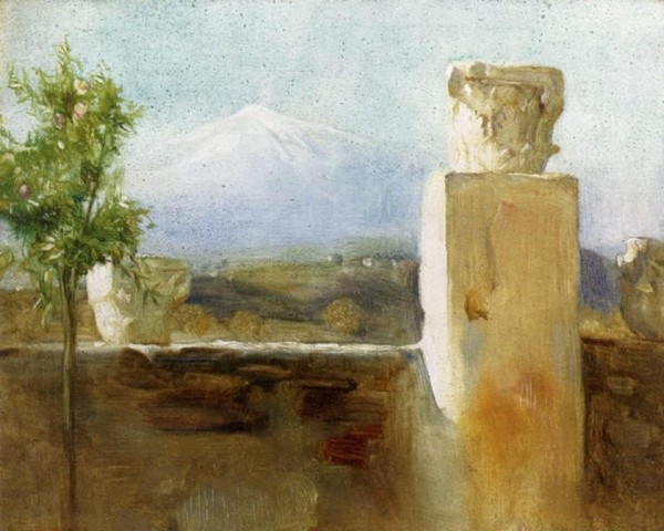 Mount Etna from Taormina - Arthur Hacker