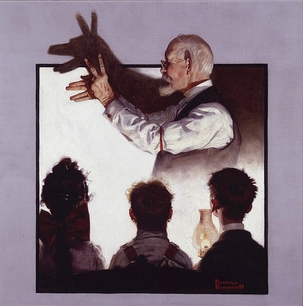 Shadow artist - N. Rockwell