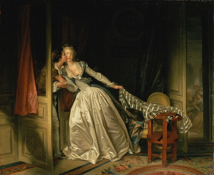 Le baiser à la dérobée - Jean Honoré Fragonard