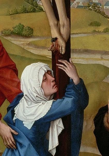 La crucifixió (detall) - Roger van der Weiden