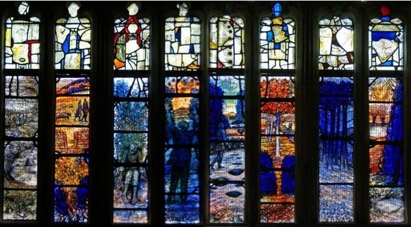 Gloucester Cathedral. Window in honour of Ivor Gurney