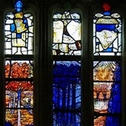 Gloucester Cathedral. Window in honour of Ivor Gurney