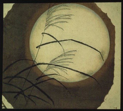 Wind Blown Grass Across the Moon - Utagawa Hiroshige