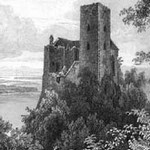 Das Schloss Greifenstein auf der Donau. Vesta. Taschenbuch für das Jahr 1835