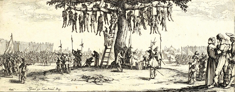 Les grandes misères de la guerre - L'arbre aux pendus (1633)