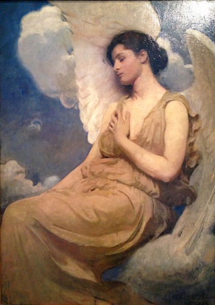 Sleeping Angel. Abbot Thayer