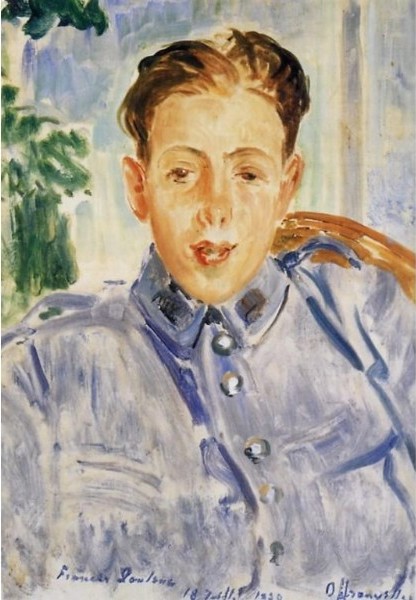 Portrait de Francis Poulenc (1920)- Jacques-Émile Blanche