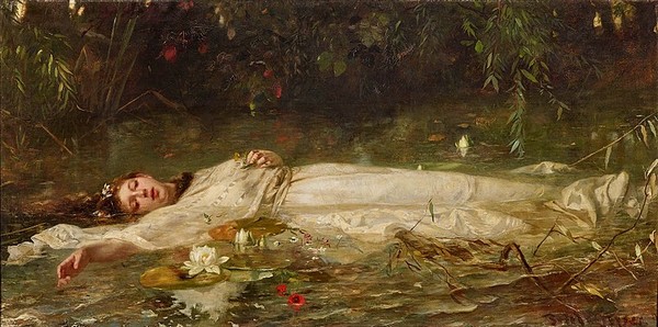 Ophelia - Friedrich Wilhelm Theodor Heyser