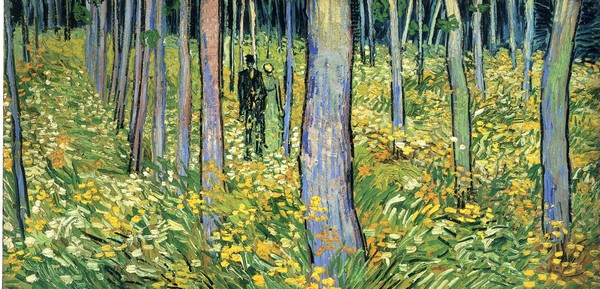 Undergrowth with two figures – Vincent van Gogh