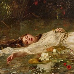 Ophelia - Friedrich Wilhelm Theodor Heyser