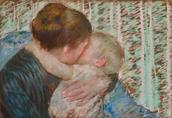 Mother and child (The Goodnight Hug) - Mary Cassatt