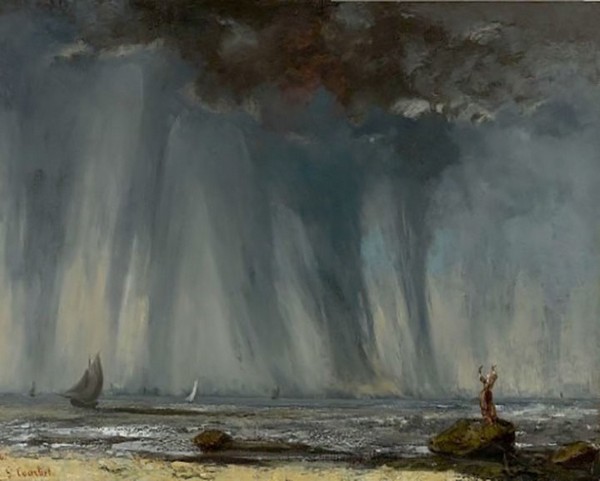 La trombe - Gustave Courbet