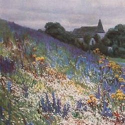 Fritz von Wille - Die blaue Blume