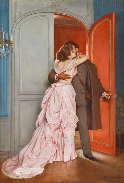 Le baiser - Auguste Toulmouche