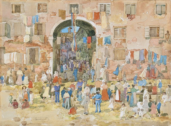 Riva degli Schiavoni, Castello - Maurice Prendergast