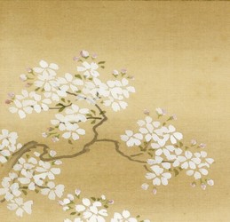 Bird in Cherry Tree - Toshun