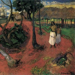 Idyll in Tahiti - Paul Gauguin