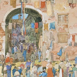 Riva degli Schiavoni, Castello - Maurice Prendergast