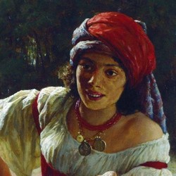 Gypsy Woman - Nikolai Yaroshenko