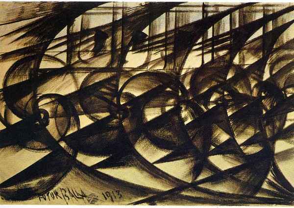 Giacomo Balla - Volo di rondine