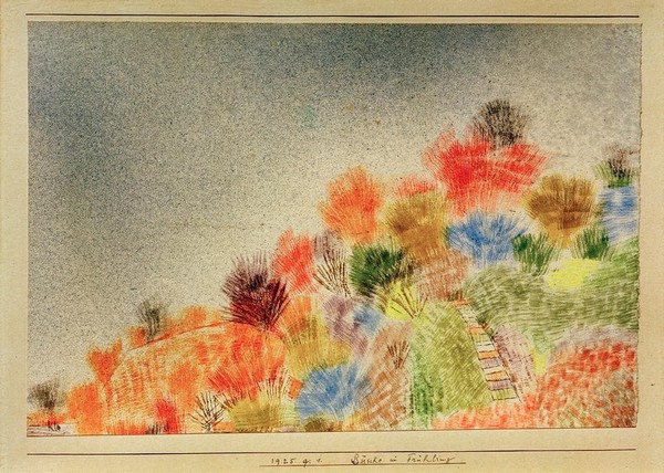 Büsche im Frühling - Paul Klee