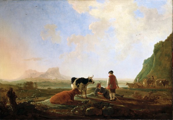 Herdsmen with Cows - Aelbert Cuyp