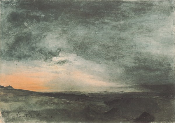 Die Sonnenfinsternis über Wien am 8. Juli 1842 - Rudolf von Alt
