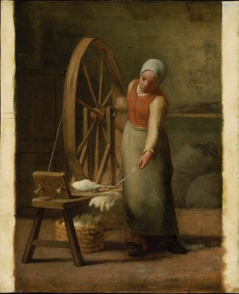 La fileuse - Jean-François Millet