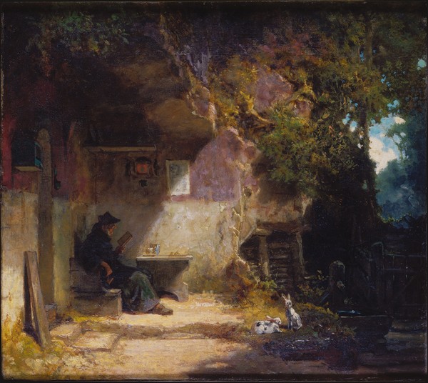 Der Einsiedler vor seiner Klause - Carl Spitzweg (1808–1885)