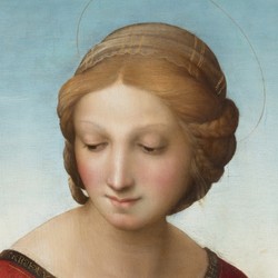 Madonna del Prato (detail) - R. Sanzio
