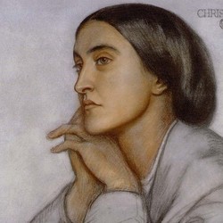 Portrait of Christina Rossetti - Dante Gabriel Rossetti