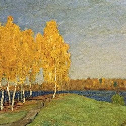 Golden Autumn - Isaac Levitan