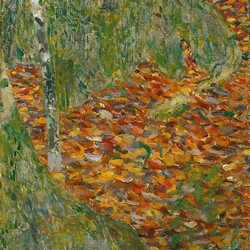 Birkenwald - Gustav Klimt