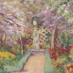 Garden Path in Spring - D. Grant