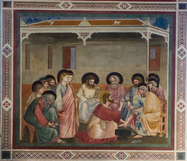 Christ Washing the Disciples' Feet - Giotto