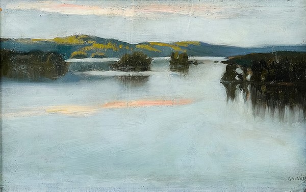 Evening Dusk over the Lake - Akseli Gallen-Kalela